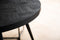 Eetkamertafel rond, 120 cm, B340 zwart