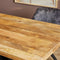 Eetkamertafel Sanne - Eettafel mangohout - Eettafel zwart 220 cm