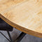 Eetkamertafel Sanne industrieel rond massief mango 130 cm
