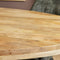 Eetkamertafel Sanne industrieel rond massief mango 130 cm