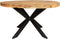 Eetkamertafel Sanne industrieel rond massief mango 140 cm