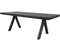 Eettafel 220x100x78 cm MUDEN mat zwart
