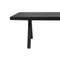 Eettafel 220x100x78 cm MUDEN mat zwart