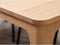 Eettafel Amalfi Naturel 90x160 -210 cm - Giga Living