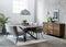 Eettafel Arno Smoked 90x160 cm Fixed - Giga Living