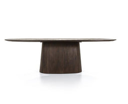 Eettafel Aron ovaal 250x110 - bruin | Eleonora