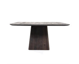 Eettafel Aron vierkant 150x150cm - bruin | Eleonora