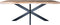 Eettafel Arvu 180 cm - Mangohout Spinpoot