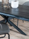 Eettafel Arvu 200 cm - Zwart Mangohout Spinpoot