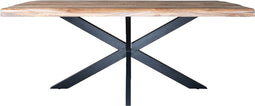 Eettafel Arvu 220 cm - Mangohout Spinpoot