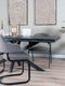 Eettafel Arvu 220 cm - Zwart Mangohout Spinpoot
