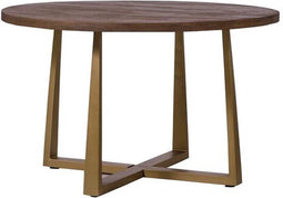 Eettafel Belvedere rond 130cm - bruin | Tower living