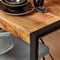 Eettafel Ben - eetkamertafel industrieel - mangohout 230 cm