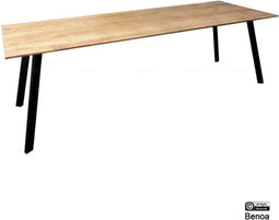 Eettafel Berlin mangohout 240 cm - Naturel