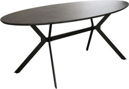 Eettafel betonlook ovaal 240 cm - Grijs