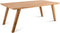 Eettafel Bibi rechthoekig mangohout 180 cm - lichtbruin