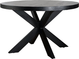 Eettafel Bob Zwart Mangohout ø130 cm