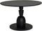 Eettafel Brunello rond 130cm - zwart | Tower living