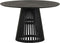 Eettafel Burundi Rond Acacia 120 cm - Zwart