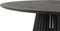 Eettafel Burundi Rond Acacia 120 cm - Zwart