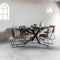 Eettafel Clermont ovaal - 240x110cm - zwart