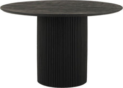 Eettafel Congo Rond 120 cm Acacia - Zwart