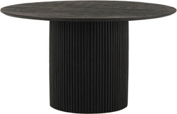 Eettafel Congo Rond 140 cm Acacia - Zwart