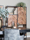 Eettafel Deks 180 cm - X-poot - Zwart Mangohout