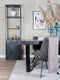 Eettafel Deks 200 cm - X-poot - Zwart Mangohout