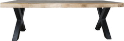 Eettafel Deks 240 cm - X-poot