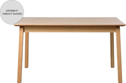 Eettafel Donkerbruin Eikenhout - Uitschuifbaar - 140-200cm - Bari