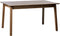 Eettafel Donkerbruin Eikenhout - Uitschuifbaar - 140-200cm - Bari