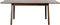 Eettafel Donkerbruin Eikenhout - Uitschuifbaar - 140-200cm - Bari