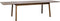 Eettafel Donkerbruin Eikenhout - Uitschuifbaar - 190-290cm - Bari