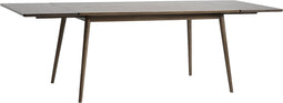 Eettafel Eiken - Donkerbruin - 150x90x75cm - Eettafel Barrali