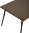 Eettafel Eiken - Donkerbruin - 150x90x75cm - Eettafel Barrali