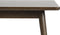 Eettafel Eiken - Donkerbruin - 150x90x75cm - Eettafel Barrali