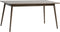 Eettafel Eiken - Donkerbruin - 150x90x75cm - Eettafel Barrali