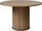 Eettafel Eikenhout Donkerbruin - Ø120cm - 2-4 Personen - Tafel Nola - Giga Living
