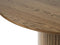 Eettafel Eikenhout Donkerbruin - Ø120cm - 2-4 Personen - Tafel Nola - Giga Living