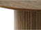 Eettafel Eikenhout Donkerbruin - Ø120cm - 2-4 Personen - Tafel Nola - Giga Living