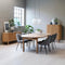 Eettafel Eikenhout Naturel - 100x190cm - 4-6 Personen - Tafel Carno - Giga Living