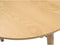 Eettafel Eikenhout Naturel - 100x190cm - 4-6 Personen - Tafel Carno - Giga Living