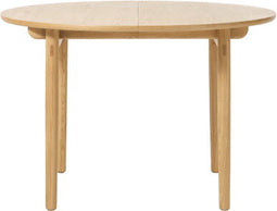 Eettafel Eikenhout Naturel - Ø120cm - 2-4 Personen - Tafel Carno - Giga Living