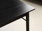 Eettafel Eikenhout Zwart - 4-6 Personen - 180cm - Tafel Savona - Giga Living