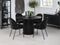 Eettafel Eikenhout Zwart - Ø120cm - 2-4 Personen - Tafel Nola - Giga Living
