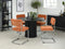 Eettafel Eikenhout Zwart - Ø120cm - 2-4 Personen - Tafel Nola - Giga Living