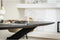 Eettafel Elin Deens ovaal 230 cm - zwart | BY-OLAF