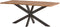 Eettafel Felix 210 cm Kruispoot Acacia - Naturel | Meubelplaats