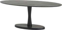 Eettafel Flare ovaal 200 cm - Zwart | Nijwie